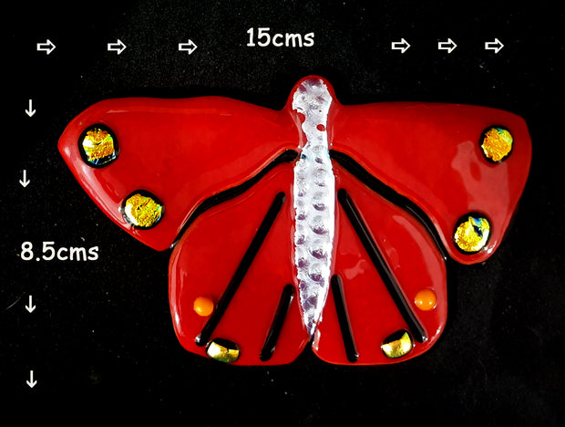 Butterfly Glass Fusion for Mosaic Art- Scroll for details