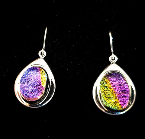 Silver plated Teardrop Earrings ER12