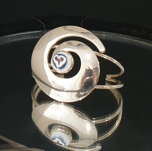Silver Plated Swirl Bracelet No SB110